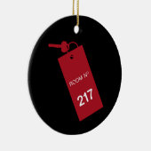 Schlüssel des Raum-217 Keramik Ornament (Rechts)