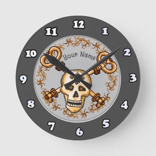 Schlüssel des Skeletts Uhr (Vorderseite)