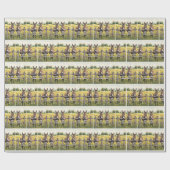 Schlüssel durch einen Zaun in einer landwirtschaft Geschenkpapier (Flach)