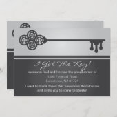 Schlüssel - Einladung des neuen Hauses (Vorne/Hinten)