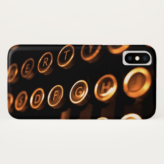 Schlüssel für antike Schreibmaschinen Case-Mate iPhone Hülle (Rückseite (Horizontal))