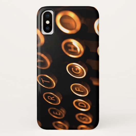 Schlüssel für antike Schreibmaschinen Case-Mate iPhone Hülle (Rückseite)