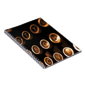 Schlüssel für antike Schreibmaschinen Notizblock (Rechte Seite)