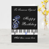 Schlüssel für die Liebe_ Karte (Gelbe Blume)