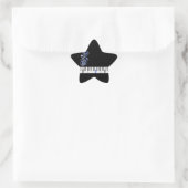 Schlüssel für die Liebe_ Stern-Aufkleber (Tasche)