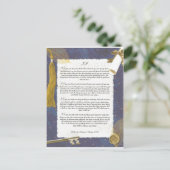 Schlüssel für die Zukunft, wenn der Fonds von Rudy Postkarte (Stehend Vorderseite)