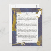 Schlüssel für die Zukunft, wenn der Fonds von Rudy Postkarte (Vorne/Hinten)