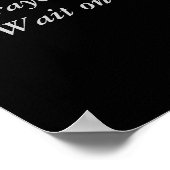 Schlüssel für Disziplin Poster (Ecke)