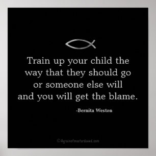 Schlüssel für Disziplin Poster