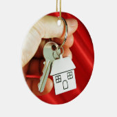 Schlüssel für ein neues Zuhause! Keramik Ornament (Rechts)