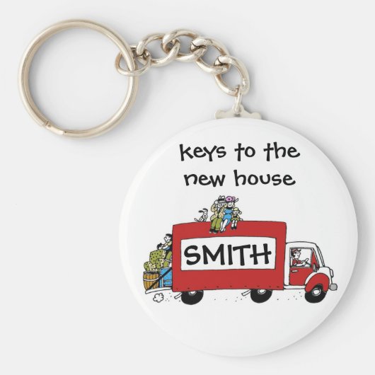 Schlüssel für neues Haus, Garage, Lagerung Schlüsselanhänger (Vorne)