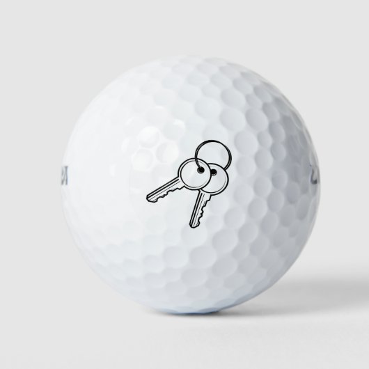 Schlüssel Golfball (Vorderseite)