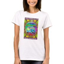 Schlüssel im Hippie-Bus T-Shirt