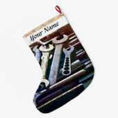 Schlüssel in der Maschinenwerkstatt Großer Weihnachtsstrumpf (Rückseite (Hängend))