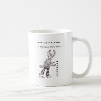 Schlüssel - kein Bolzen zu weit kein Faden zu lang Kaffeetasse