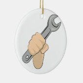 Schlüssel Keramik Ornament (Rechts)