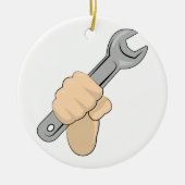 Schlüssel Keramik Ornament (Vorne)