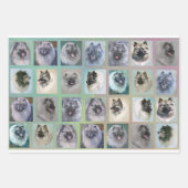 Schlüssel Kopf Packpapier Geschenkpapier Set (Vorderseite 2)