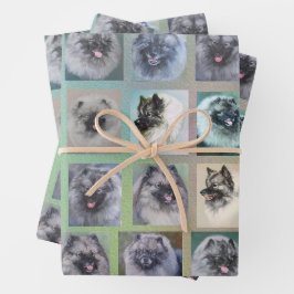 Schlüssel Kopf Packpapier Geschenkpapier Set
