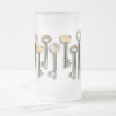 Schlüssel Mattglas Bierglas (Mittel)