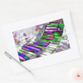 Schlüssel meines Herzens#2_ Rechteckiger Aufkleber (Umschlag)