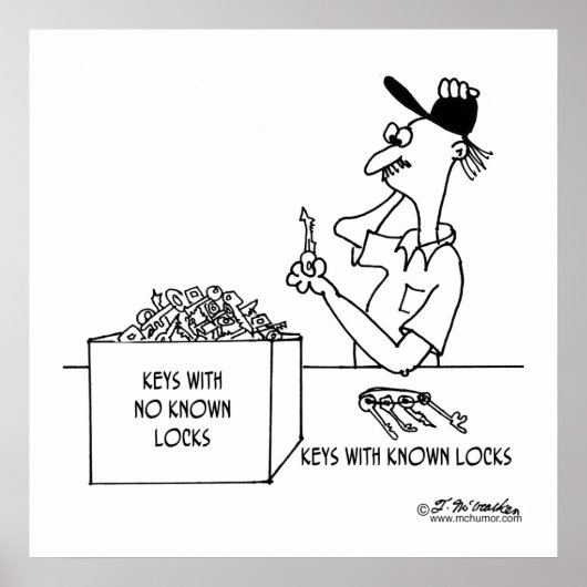 Schlüssel ohne bekannte Verriegelungen: Poster (Vorne)