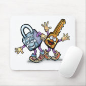 Schlüssel sperren mousepad (Mit Mouse)