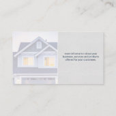 Schlüssel und Bohrung | Haus Visitenkarte (Rückseite)