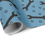 Schlüssel-und Nuss-Werkzeug-Geschenk-Packpapier Geschenkpapier (Rolleneckpunkt)