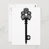 Schlüssel V Postkarte (Vorne/Hinten)