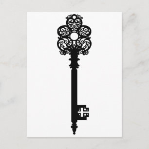 Schlüssel V Postkarte