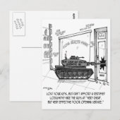 Schlüssel verlieren, einen Tank verwenden Postkarte (Vorne/Hinten)