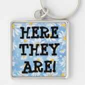 Schlüssel verloren? Hier sind sie! Hübsch Funny Sc Schlüsselanhänger (Vorne)