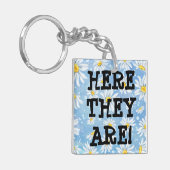 Schlüssel verloren? Hier sind sie! Hübsch Funny Schlüsselanhänger (Vorderseite links)