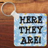 Schlüssel verloren? Hier sind sie! Hübsch Funny Schlüsselanhänger (Vorderseite)