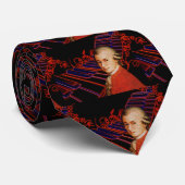 Schlüssel von Mozart_ Krawatte (Gerollt)