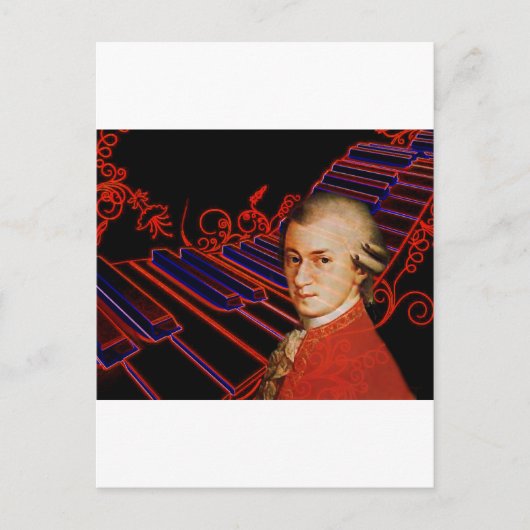 Schlüssel von Mozart_ Postkarte (Vorderseite)