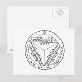 Schlüssel von Solomon 17 Postkarte (Vorne/Hinten)