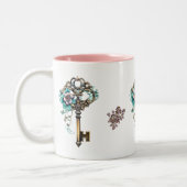 Schlüssel zu den Reichen Zweifarbige Tasse (Links)