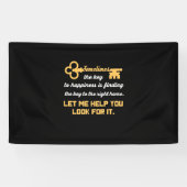 Schlüssel zu Ihrem neuen Haus Banner (Horizontal)