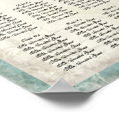 Schlüssel zu meinem Heart Dove Empfang Table Seeka Poster (Ecke)