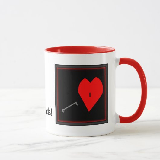 Schlüssel zu meinem Herz Tasse (Rechts)