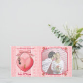 Schlüssel zu meinem Herzen Feiertagskarte (Stehend Vorderseite)