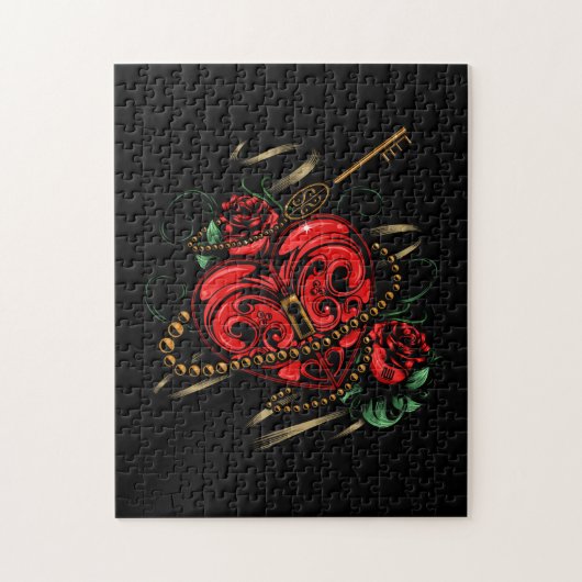 Schlüssel zu meinem Herzen Puzzle (Vertikal)