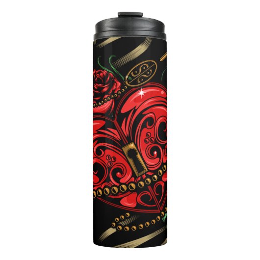 Schlüssel zu meinem Herzen Thermosbecher (Vorderseite)