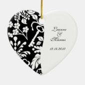 Schlüssel zu meinem Herzen/zum Jubiläum Keramik Ornament (Hinten)