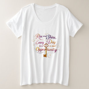 Schlüssel zu neuen Möglichkeiten-Tee (Plus Size) Große Größe T-Shirt