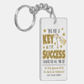 Schlüssel zu unserem Erfolgsunternehmen Vielen Dan Schlüsselanhänger (Vorderseite links)