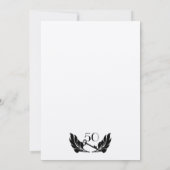 Schlüssel zum 50. Geburtstag Einladung (Rückseite)