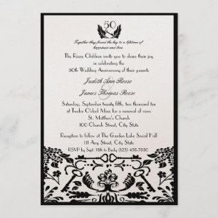 Schlüssel zum 50. Geburtstag Einladung